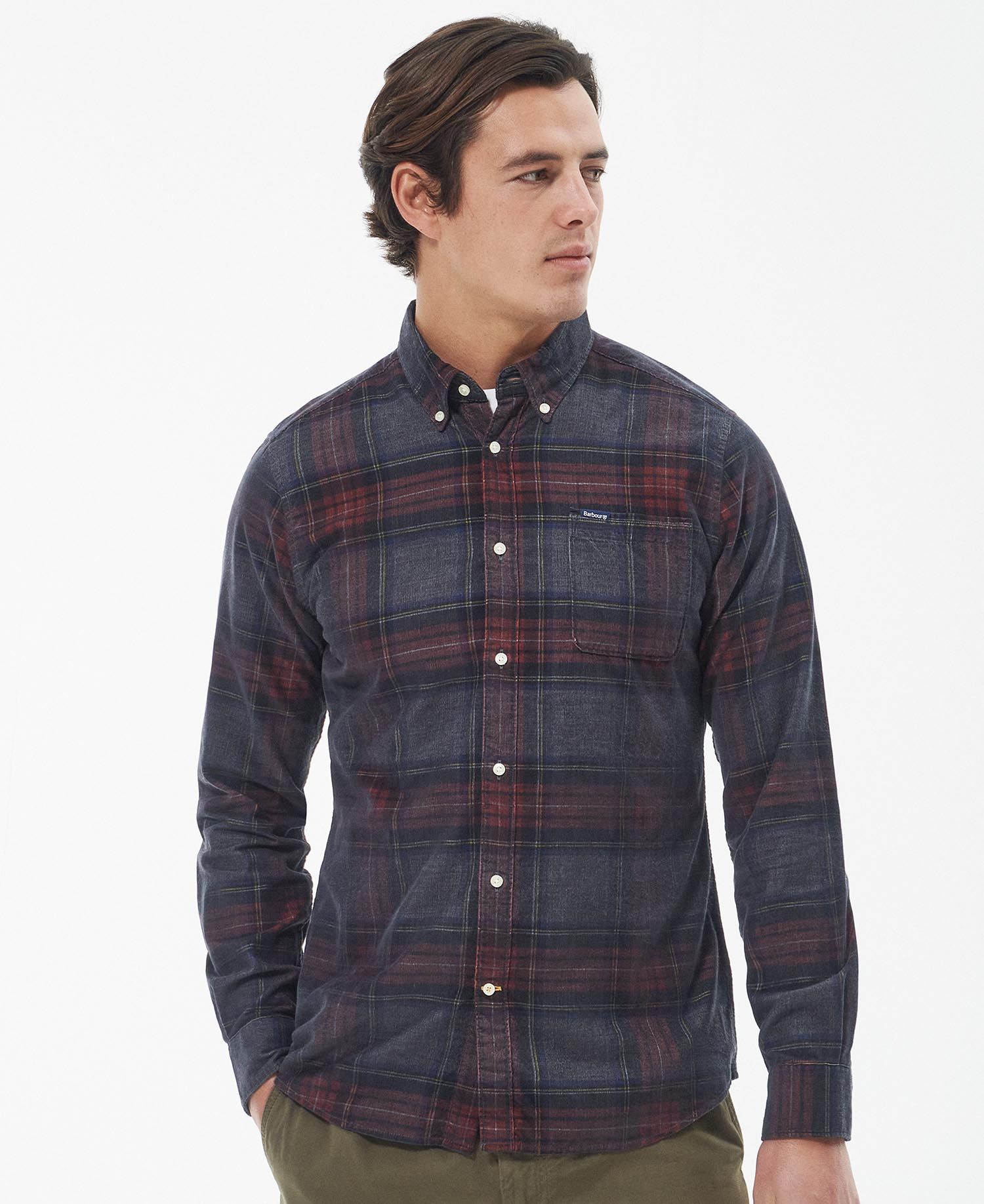 Southfield Tailored Shirt Fw24 Barbour Shirt - Grey Marl