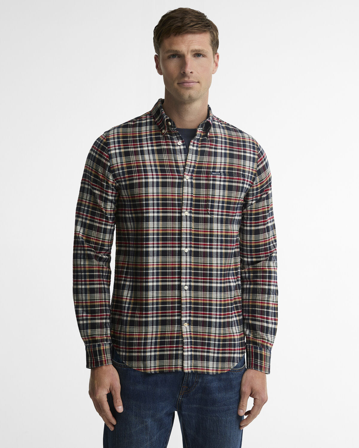 Barbour – Northfell Tailored Fit Shirt – Red