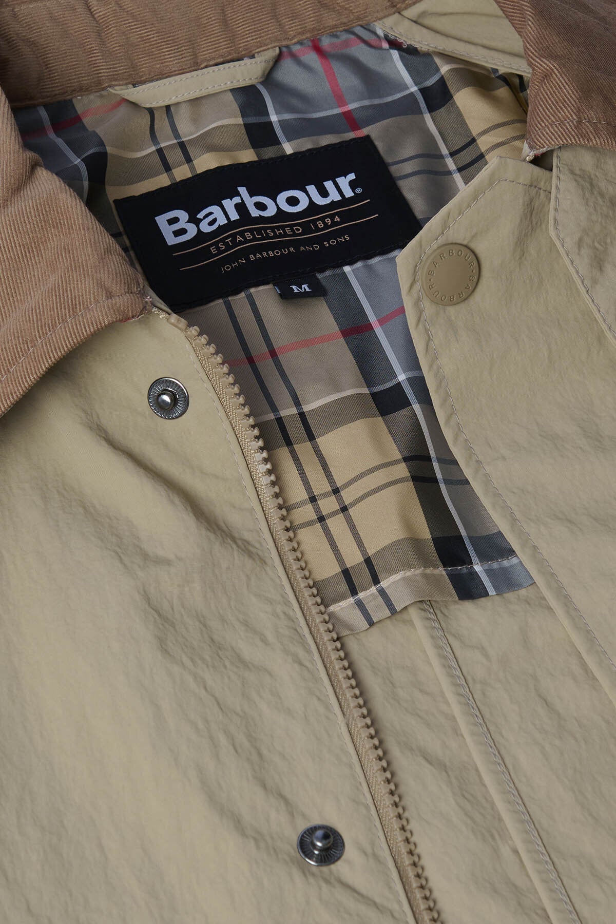 Ashby Showerproof Jacket Barbour - Stone