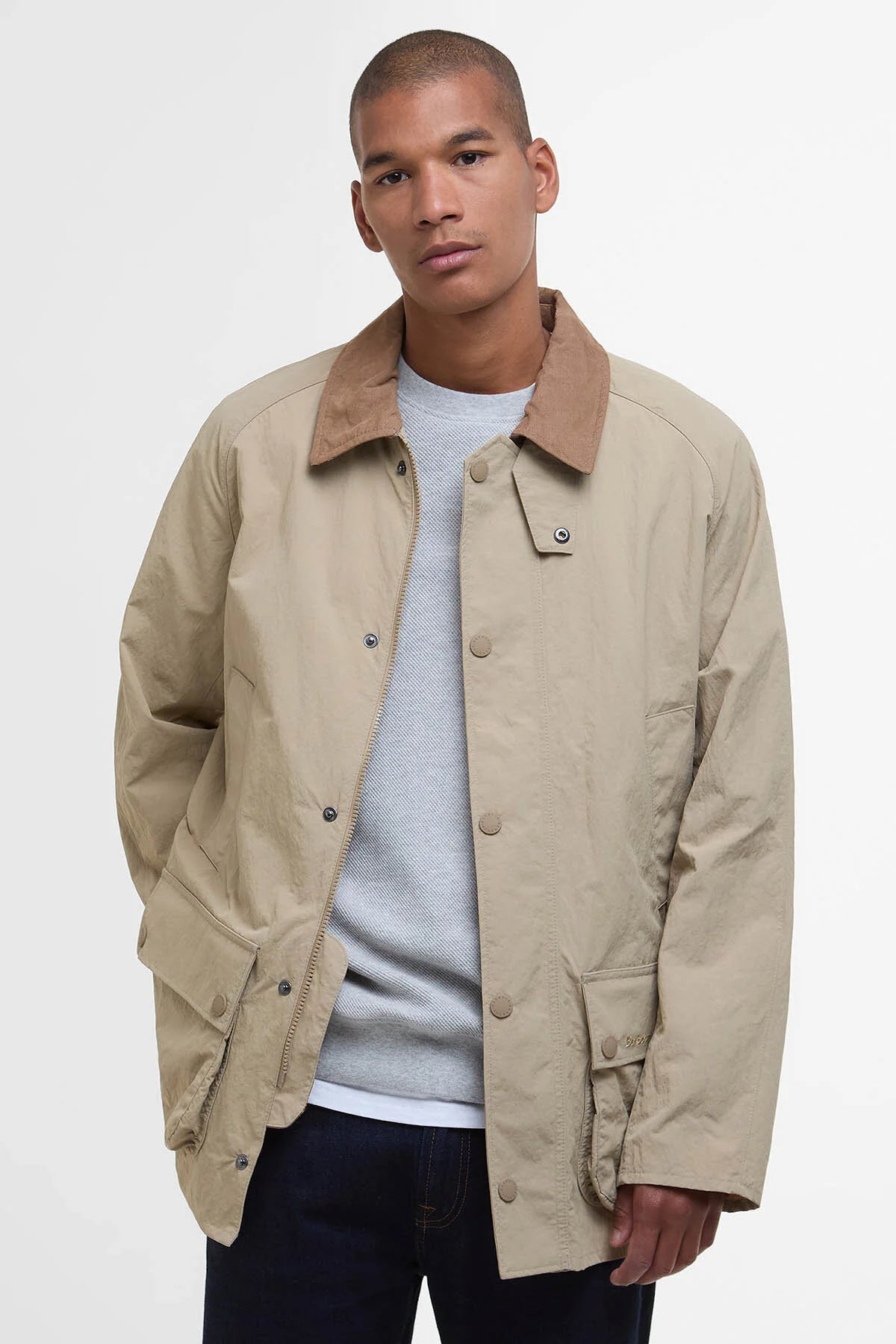 Ashby Showerproof Jacket Barbour - Stone