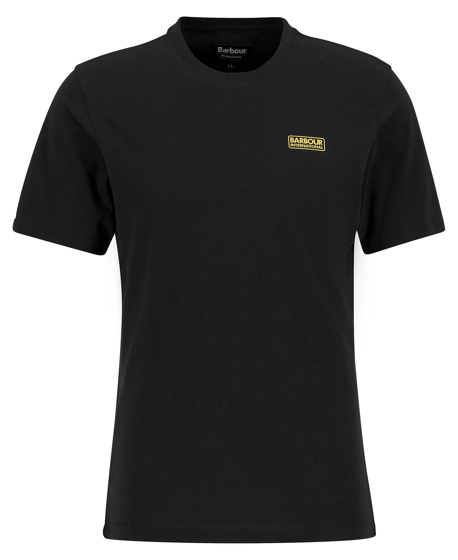 Small Logo T-Shirt SS26 Barbour International - Black / Yellow