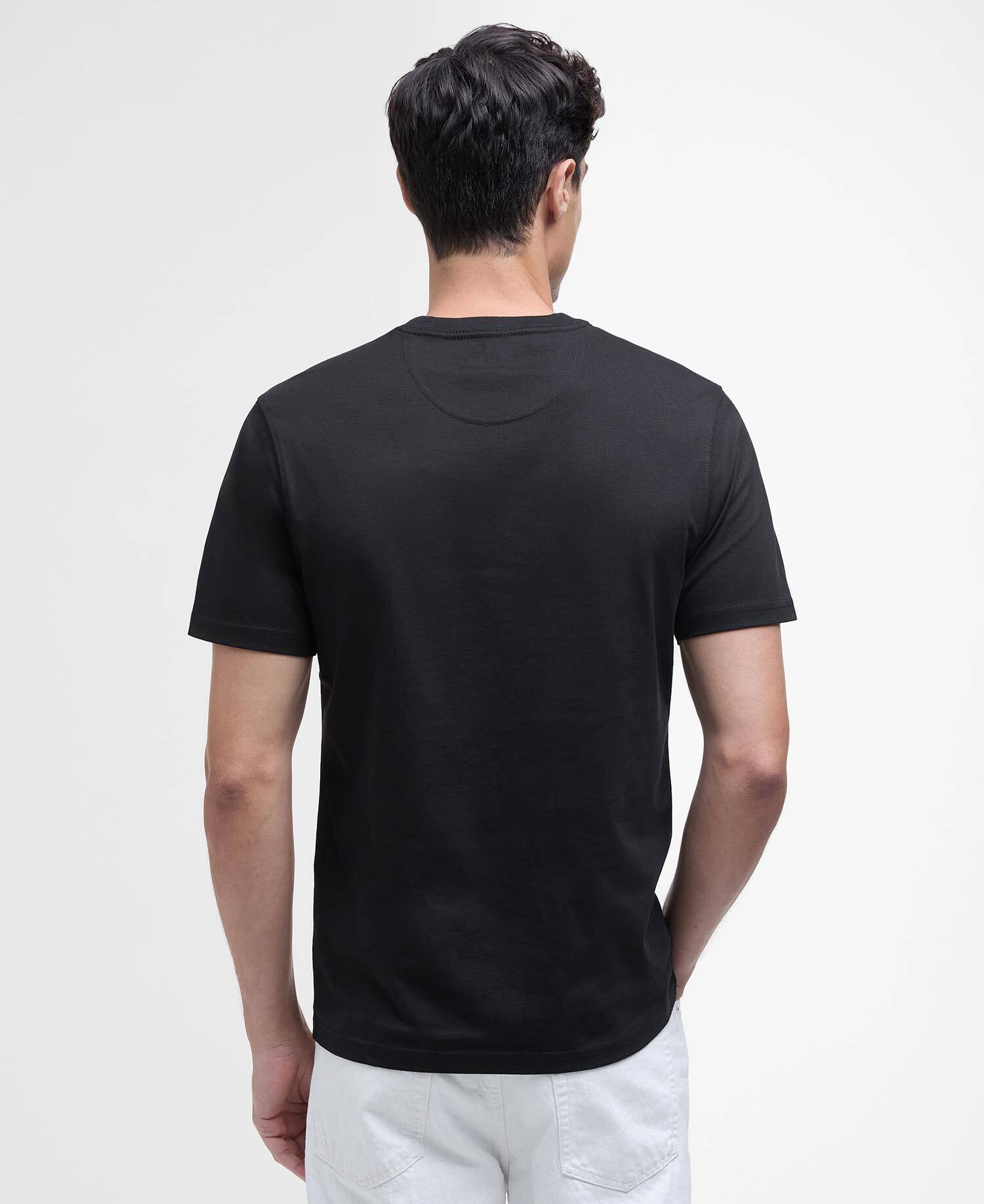 Small Logo T-Shirt SS26 Barbour International - Black / Yellow
