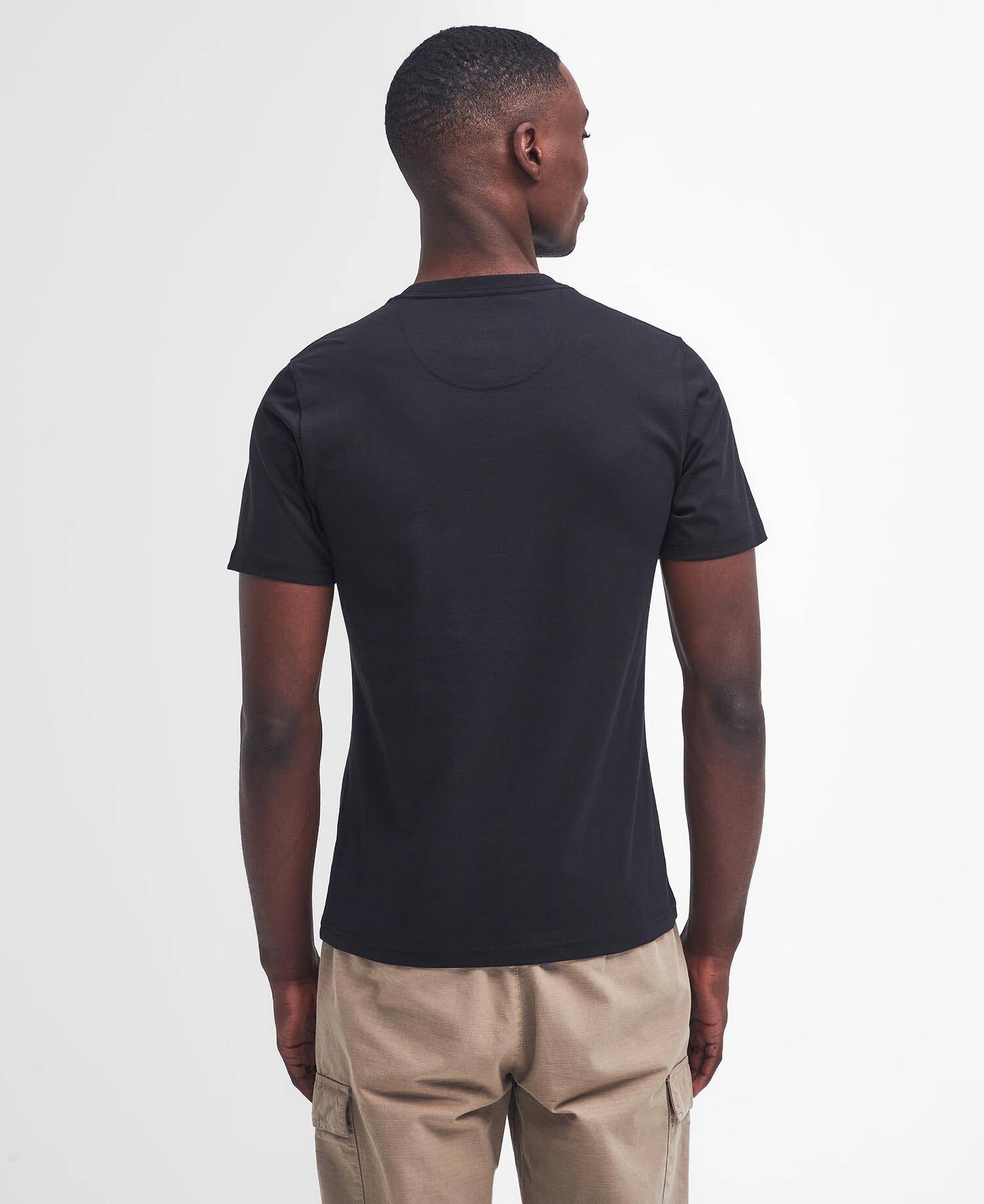 Small Logo T-Shirt SS26 Barbour International - Black / Pewter