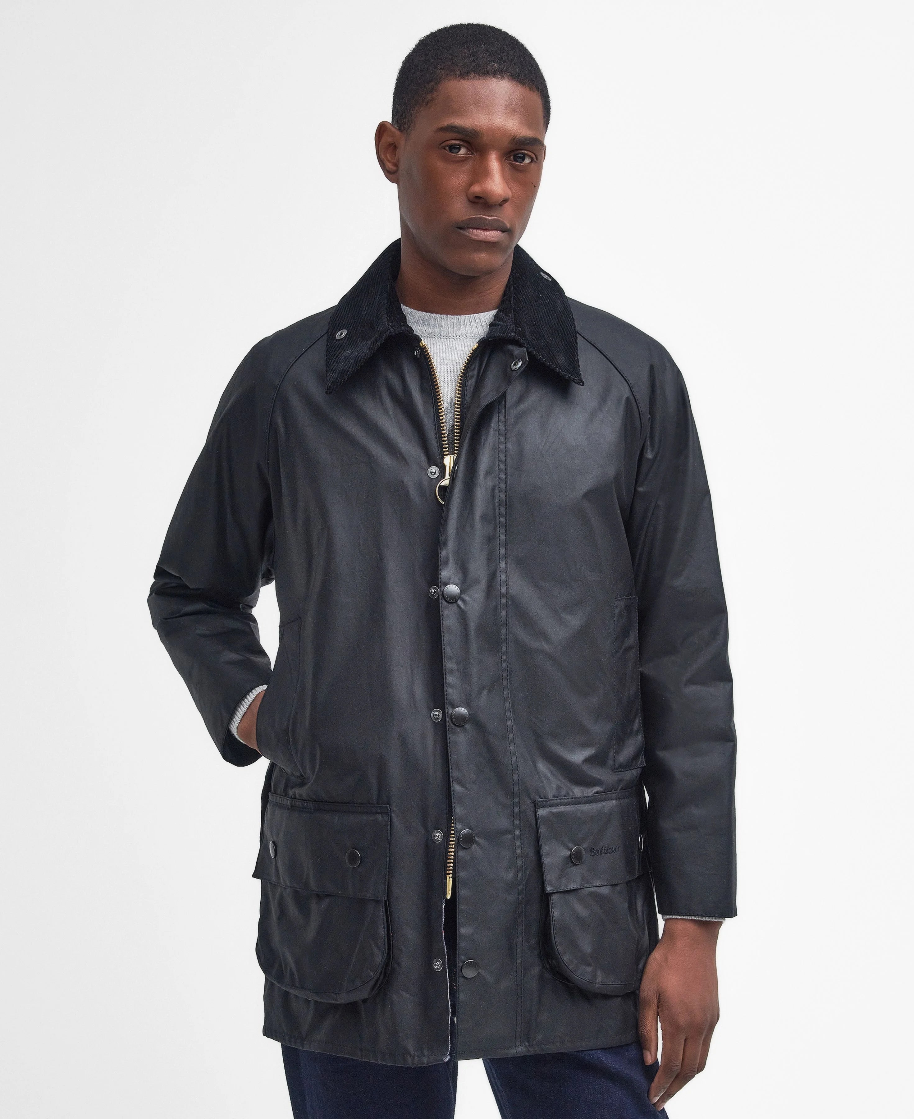 Beaufort Wax Jacket FW24 Wax Coat Barbour - Black