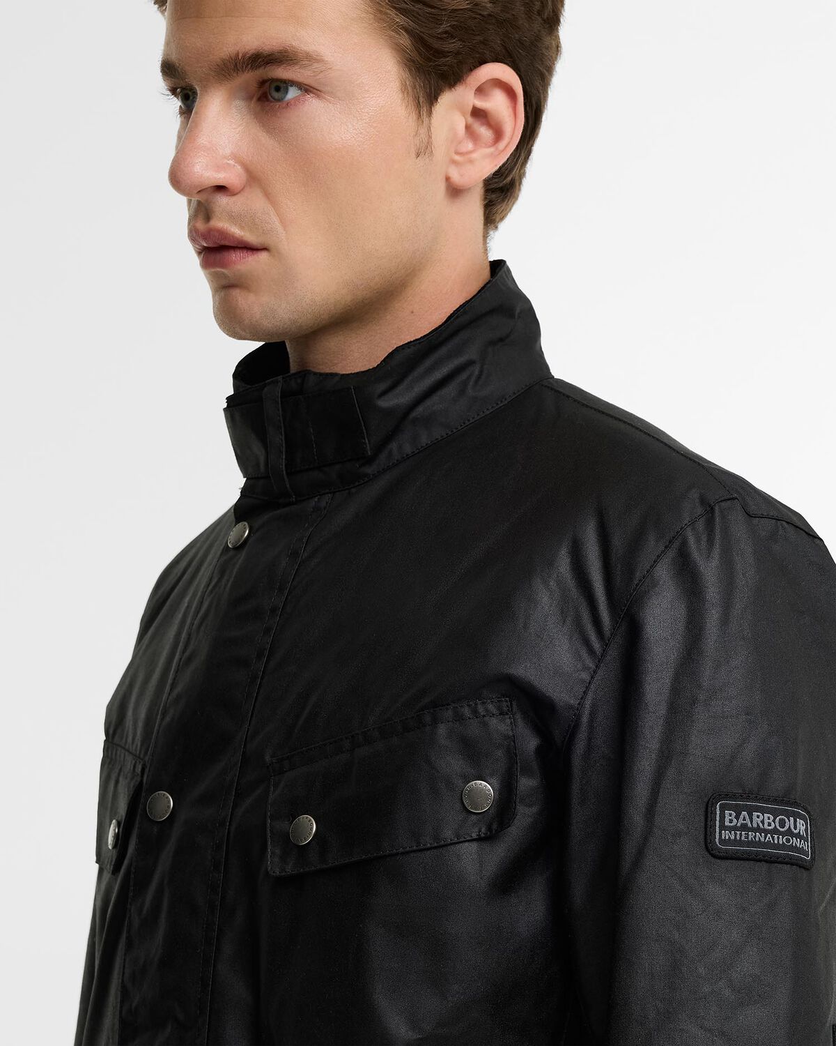 Barbour International – Duke Wax Jacket – Black