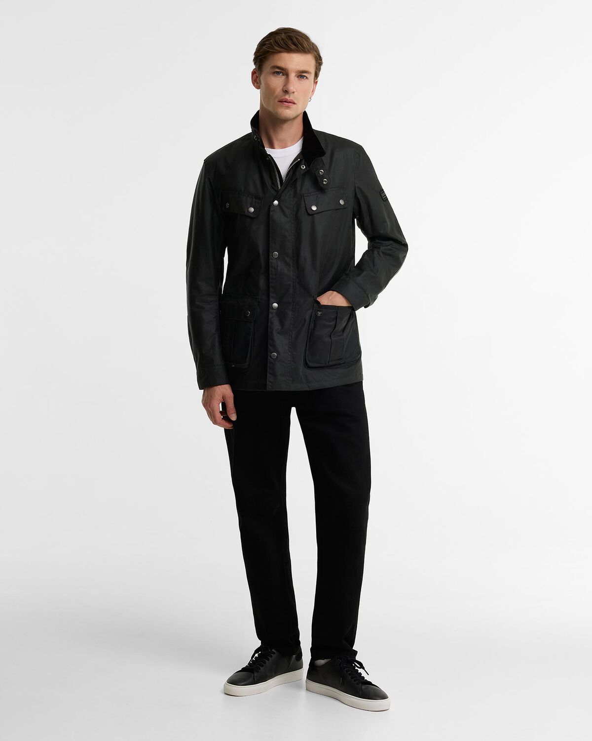 Barbour International – Duke Wax Jacket – Sage