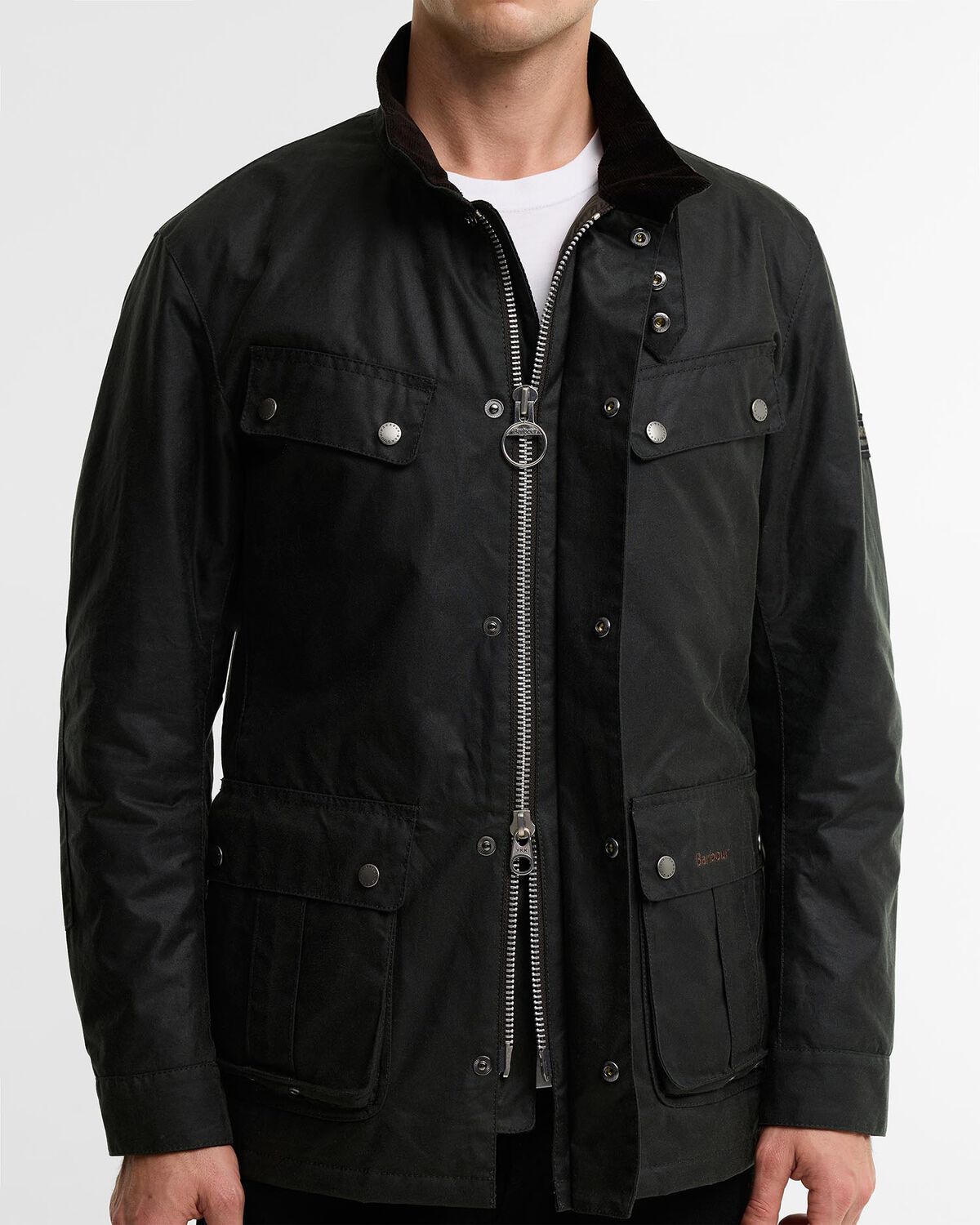 Barbour International – Duke Wax Jacket – Sage