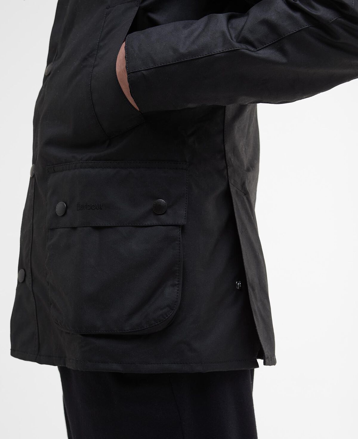 Barbour – Ashby Wax Jacket – Black/Classic
