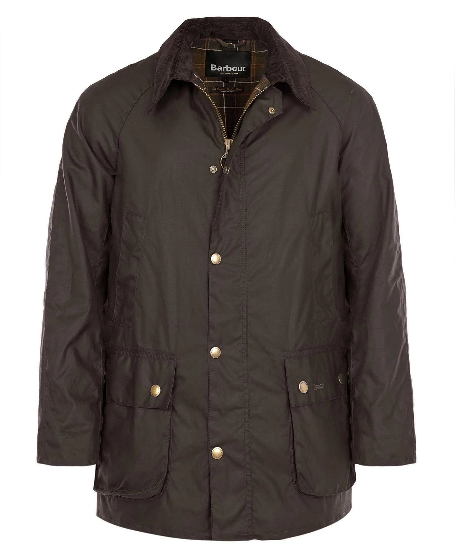 Ashby Wax Jacket FW24 Wax Coat Barbour - Olive