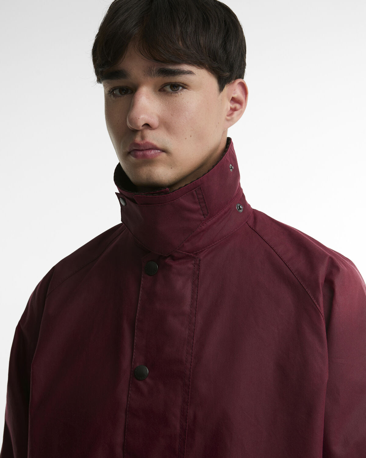 Barbour – OS Transport Wax Jacket – Biking Red