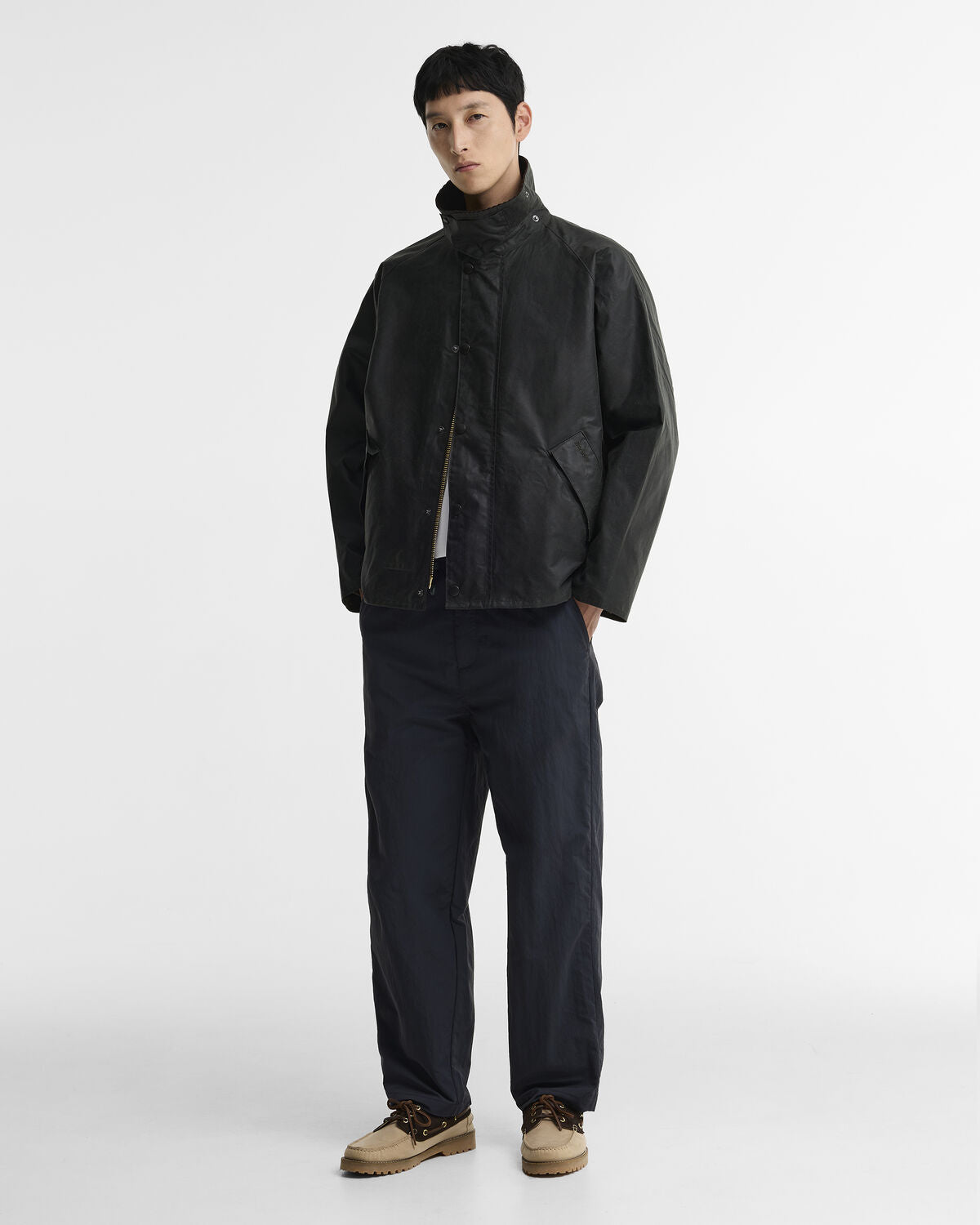 Barbour – OS Transport Wax Jacket – Sage