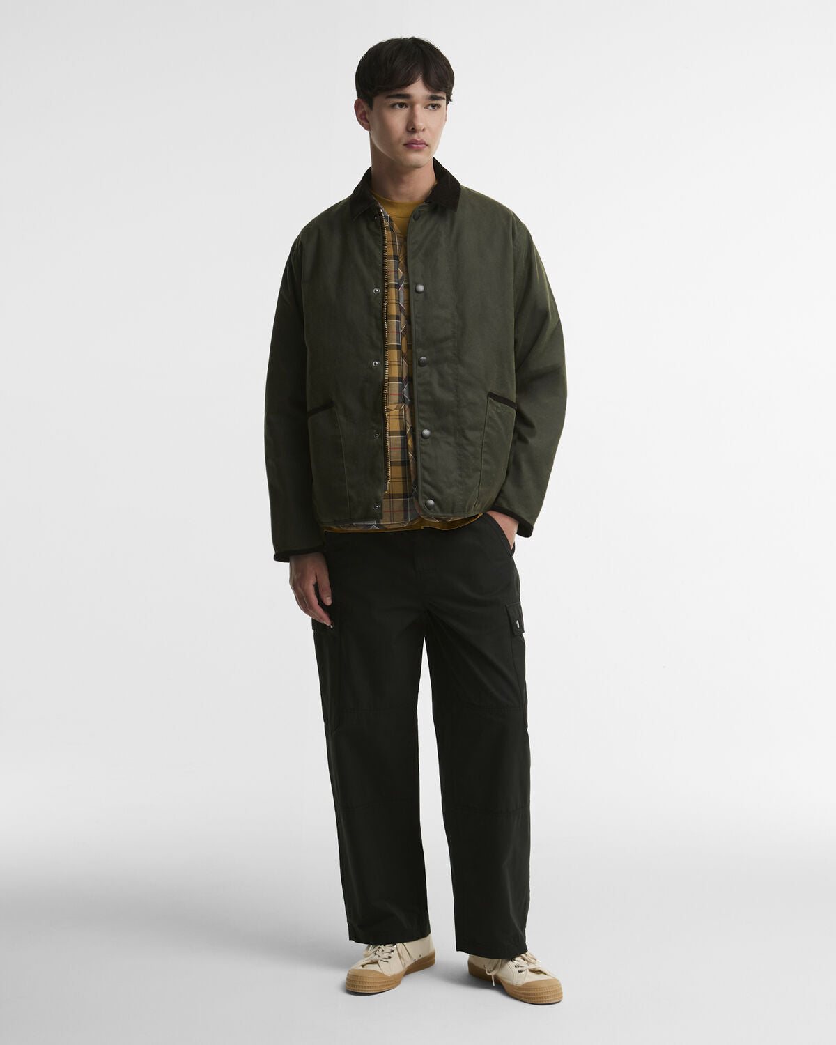 Barbour – Short Liddesdale Wax Jacket – Sage