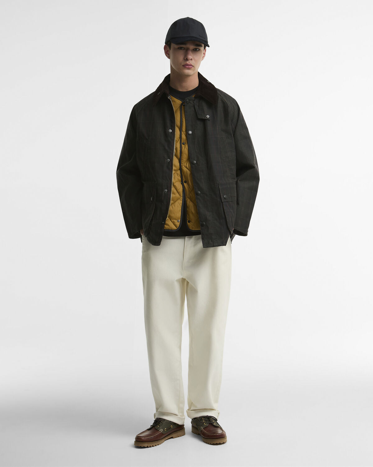Barbour – Tartan OS Bedale Wax Jacket – Dark Classic