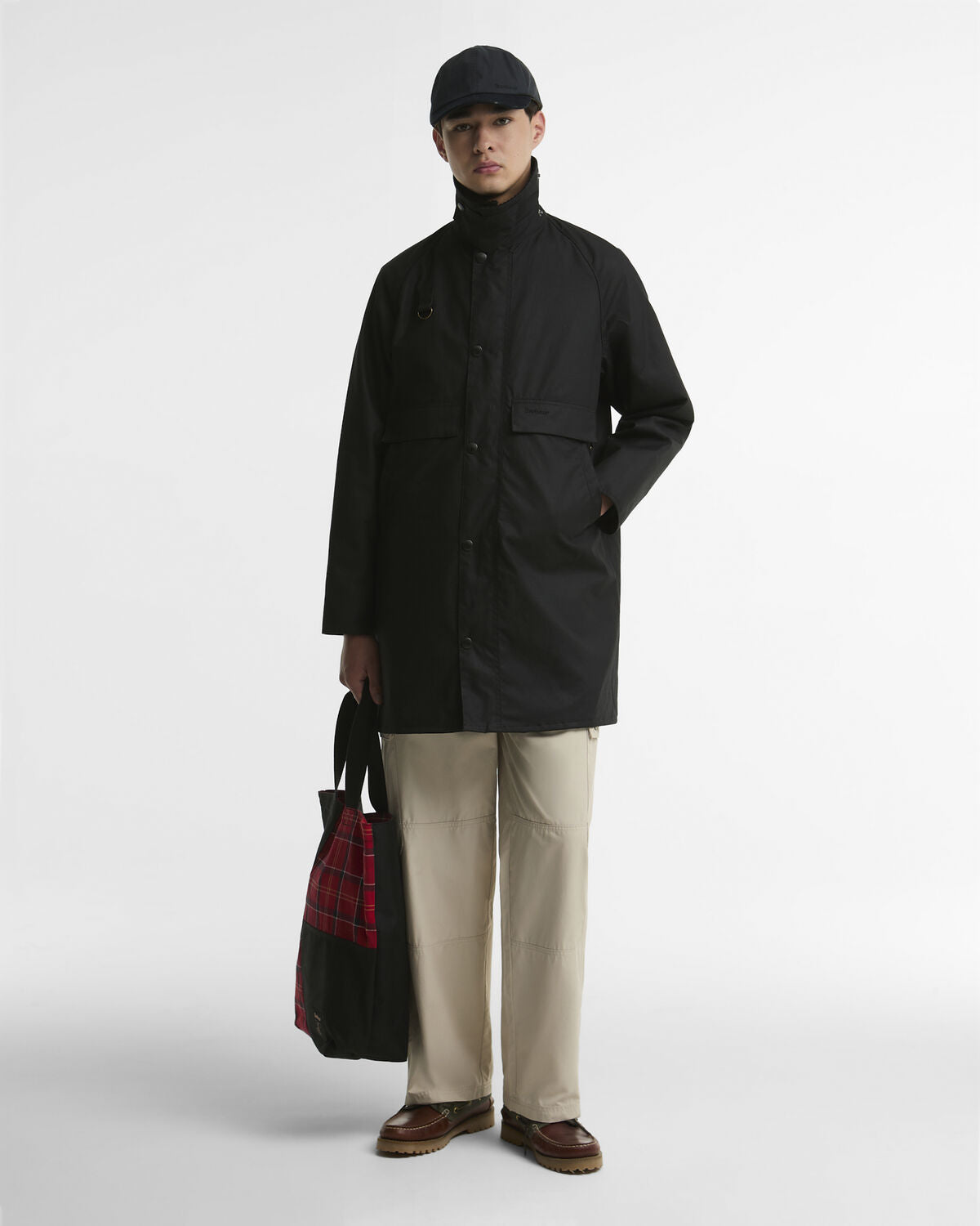 Barbour – Long Spey Wax Jacket – Black
