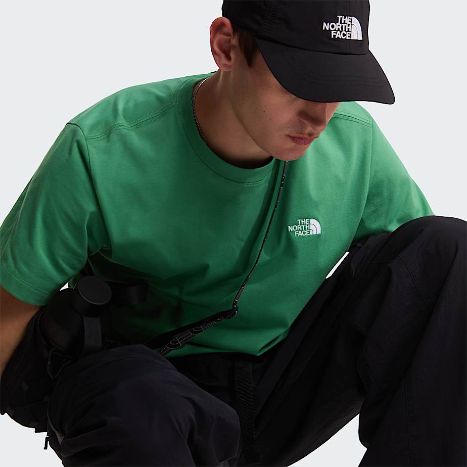Men's Evolution Simple Dome Regular T-Shirt The North Face - Dimmed Algae