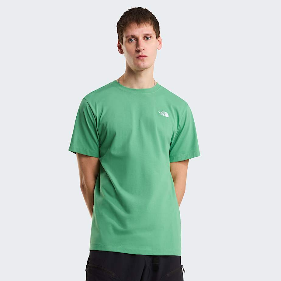 Men's Evolution Simple Dome Regular T-Shirt The North Face - Dimmed Algae