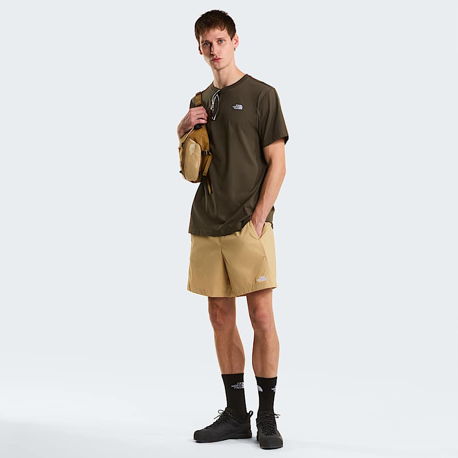 Men's Evolution Simple Dome Regular T-Shirt The North Face - New Taupe Green