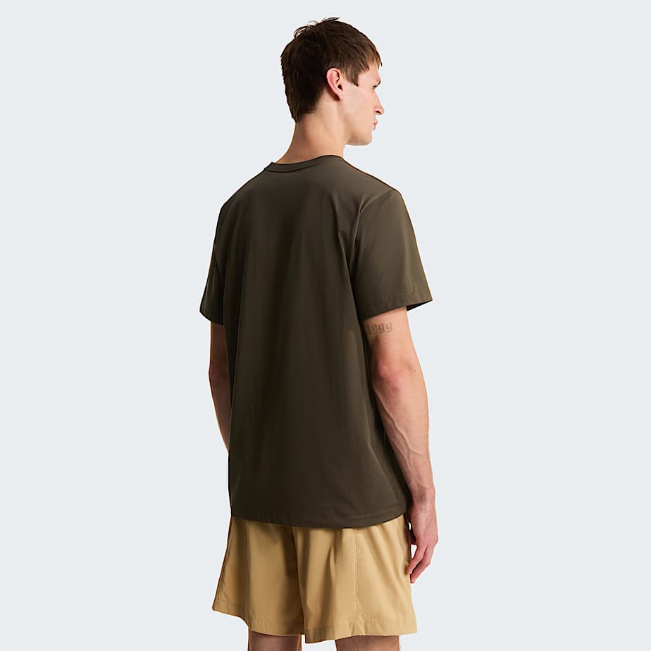Men's Evolution Simple Dome Regular T-Shirt The North Face - New Taupe Green