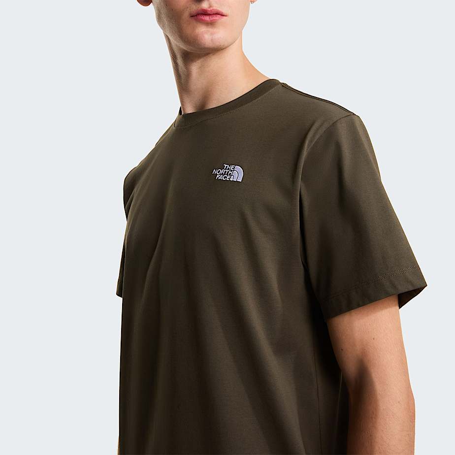 Men's Evolution Simple Dome Regular T-Shirt The North Face - New Taupe Green