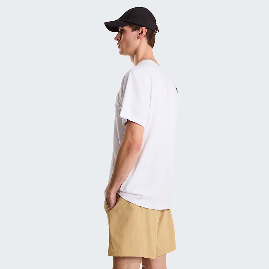 Men's Mountain Logo Relaxed Graphic T-Shirt The North Face - TNF White