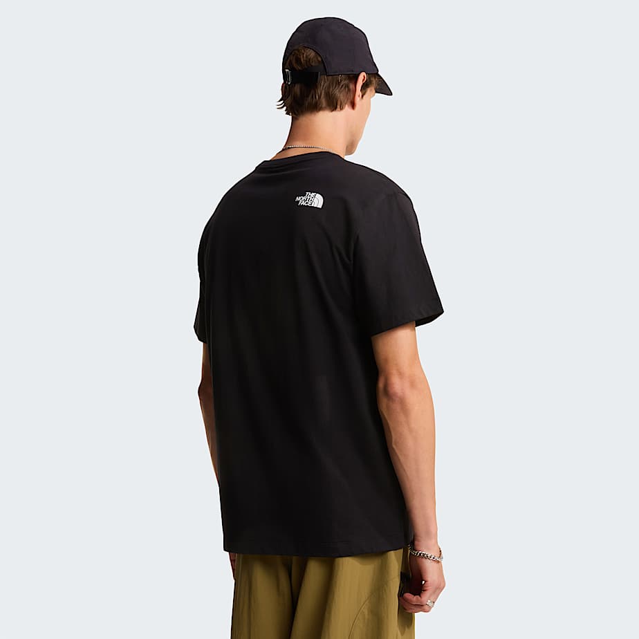Men's Mountain Logo Relaxed Graphic T-Shirt The North Face - TNF Black