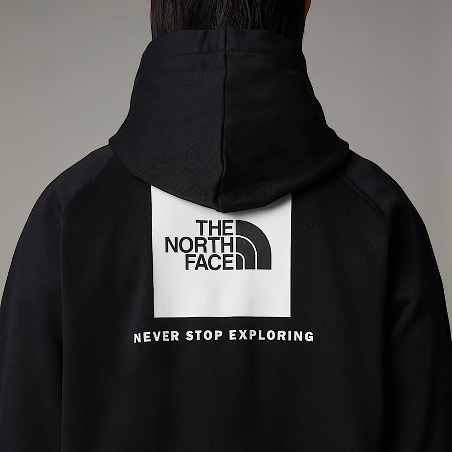 Felpa con Cappuccio e Maniche Raglan Redbox The North Face - Black/White