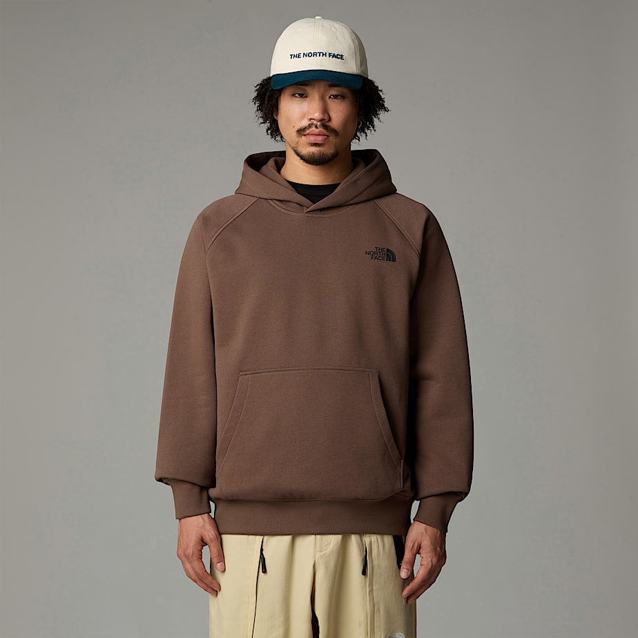 Felpa con Cappuccio e Maniche Raglan Redbox The North Face - Smokey Brown