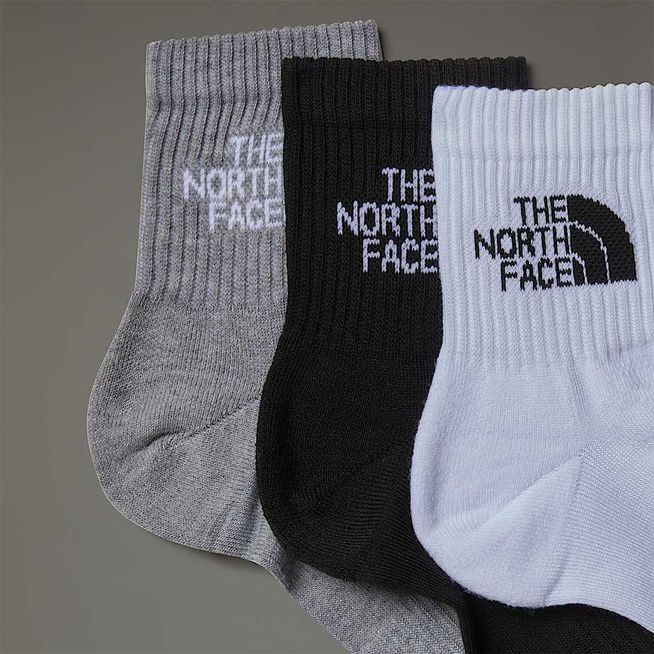 Multi Sport Cushion 1/4 Socks The North Face - Black Assorted