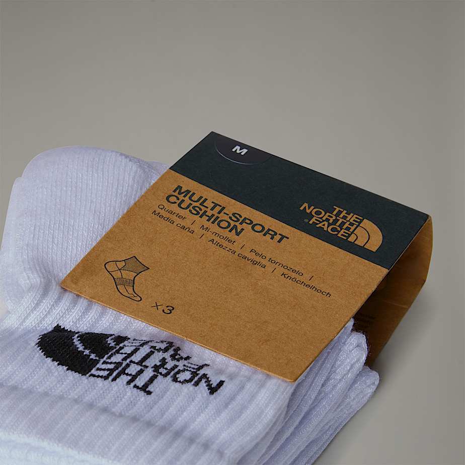 Multi Sport Cushion 1/4 Socks The North Face - TNF White