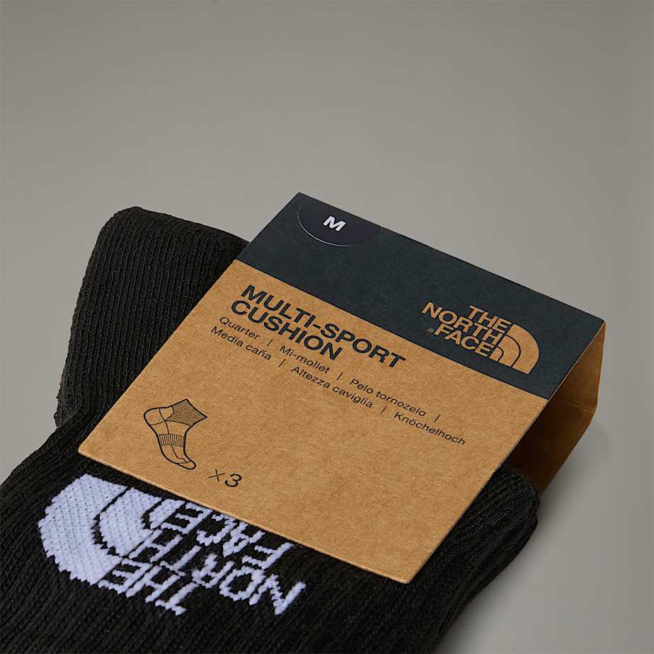 Multi Sport Cushion 1/4 Socks The North Face - TNF Black