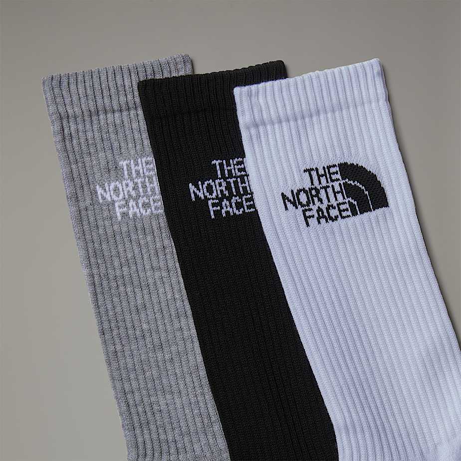 Multi Sport Cushion Crew Socks The North Face - Black Assorted