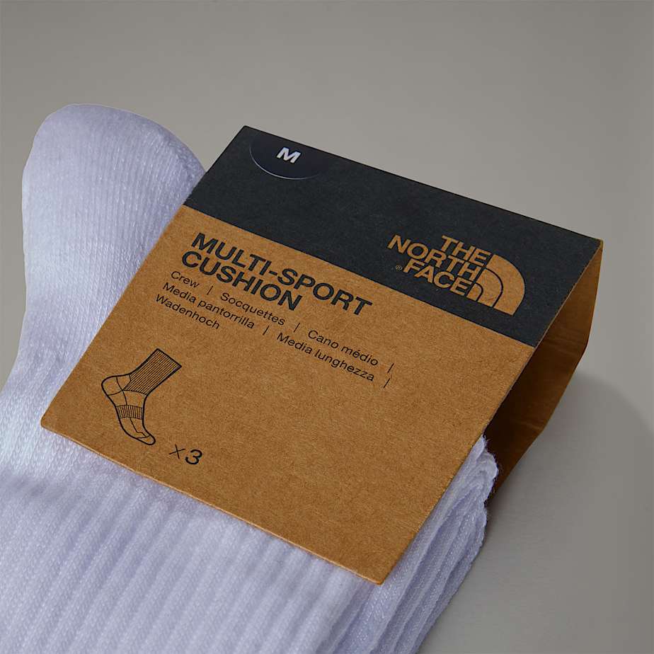 Multi Sport Cushion Crew Socks The North Face - TNF White