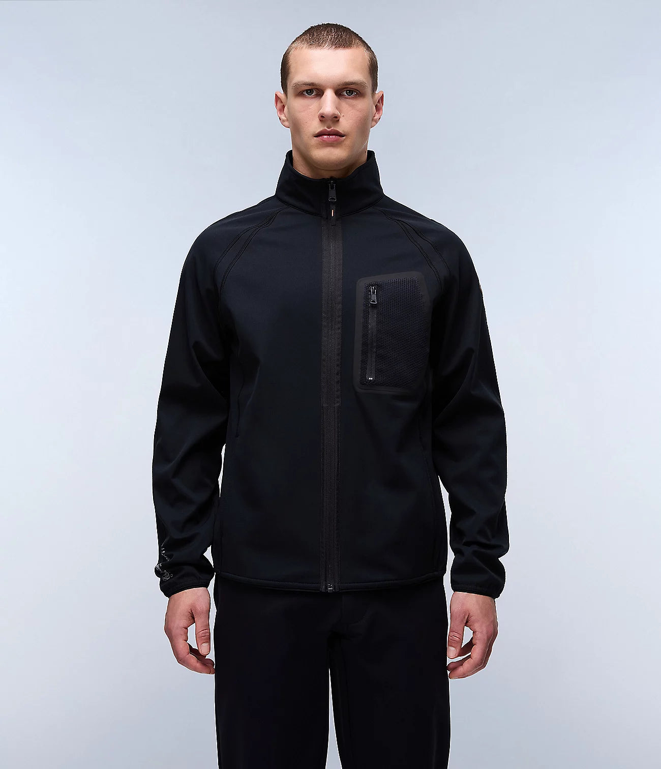 Felpa con Zip Lorze Napapijri - Black