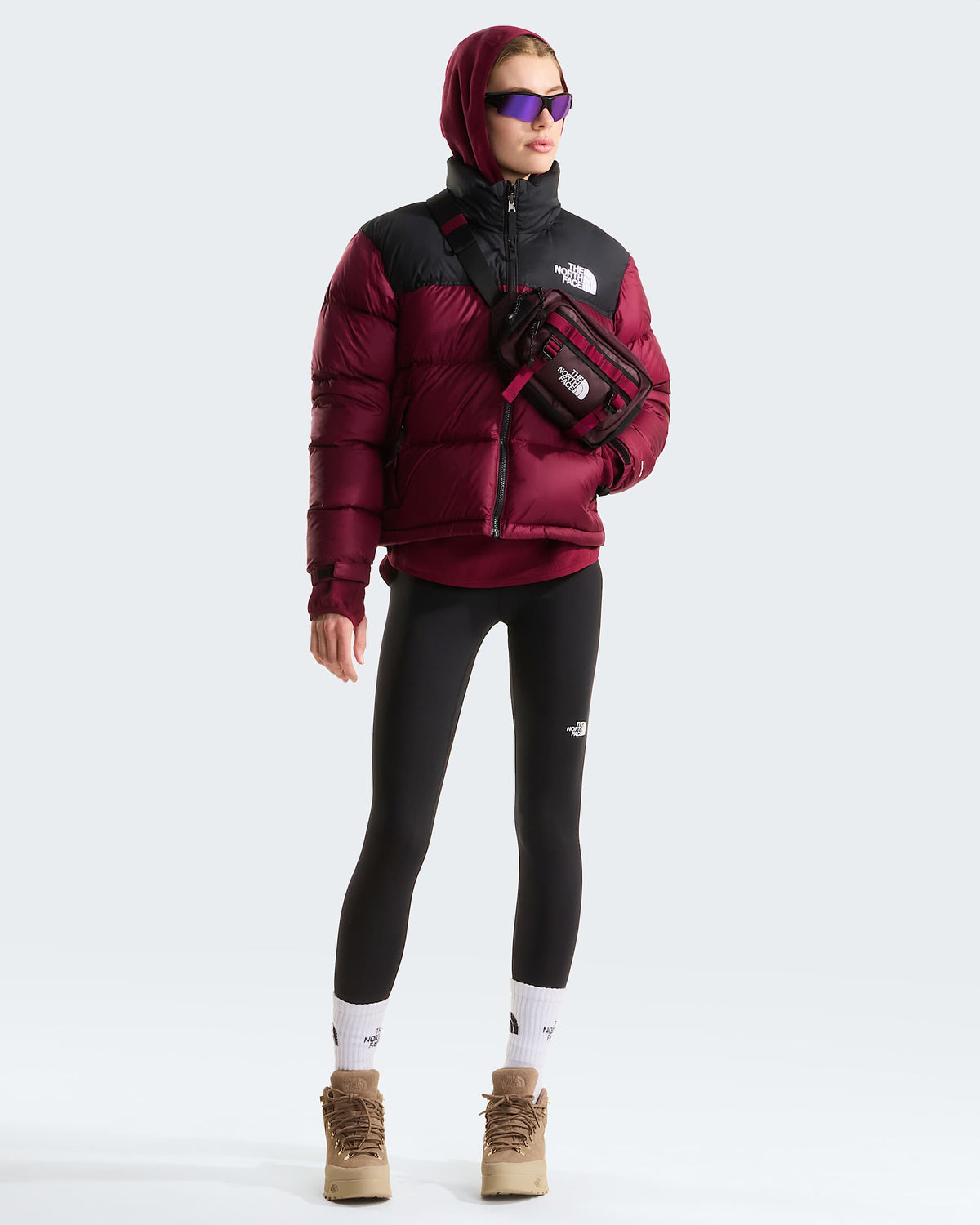 The North Face 1996 Retro Nuptse donna bordeaux - foto 2