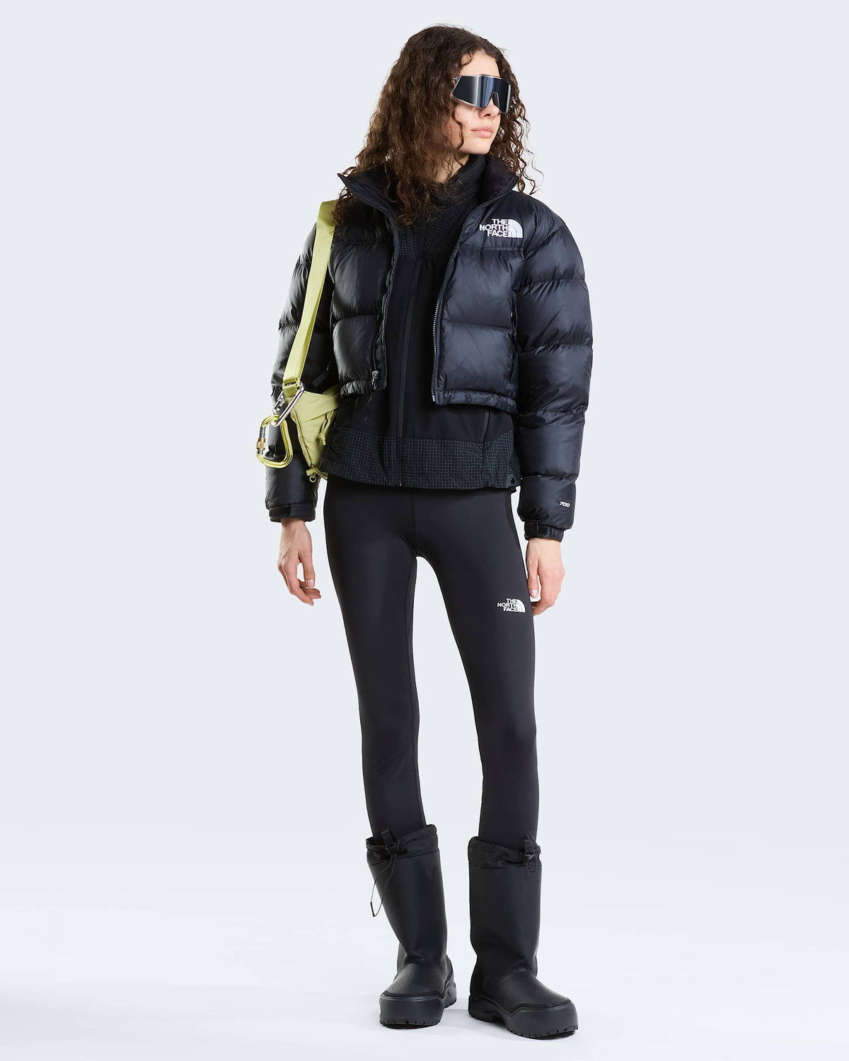The North Face Nuptse Short donna nero - foto 2