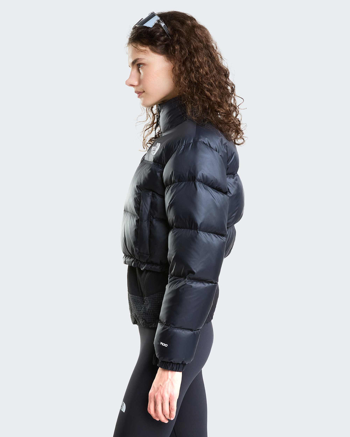 The North Face Nuptse Short donna nero - foto 3