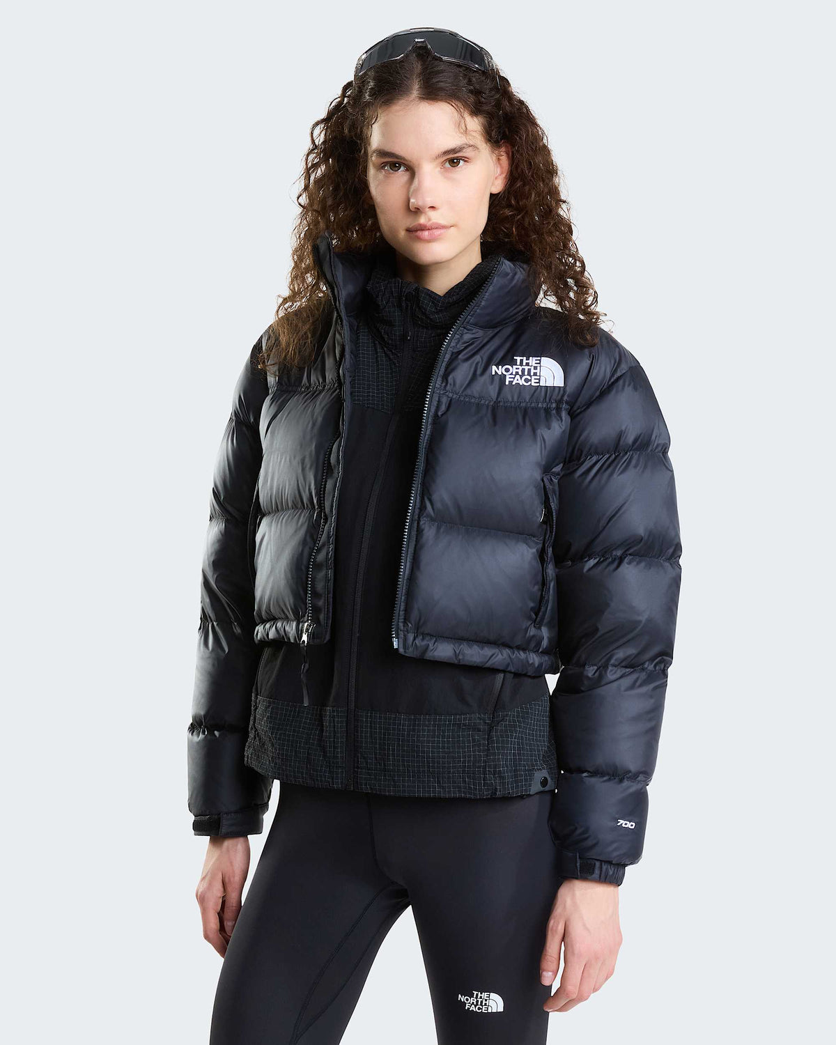 The North Face Nuptse Short donna nero - foto 5