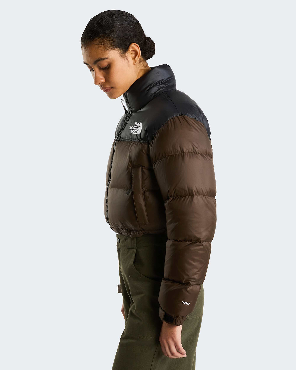 The North Face Nuptse Short donna marrone - foto 3