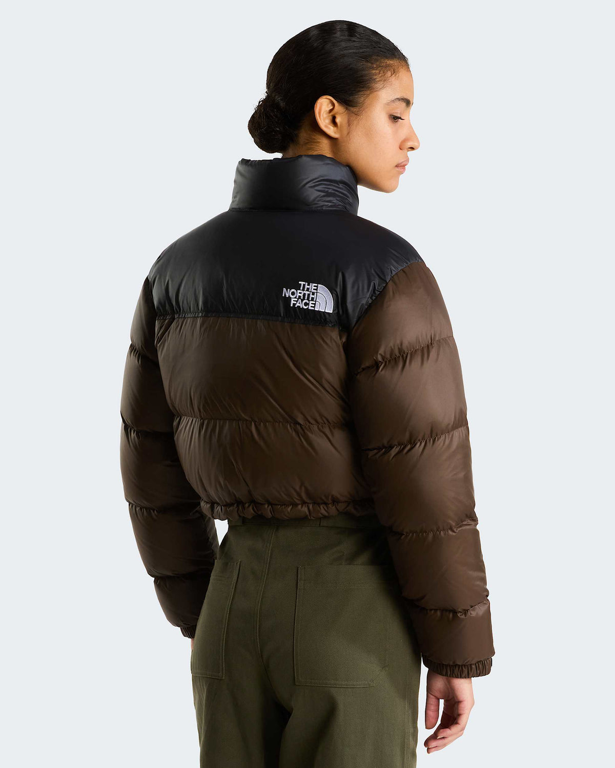 The North Face Nuptse Short donna marrone - foto 4
