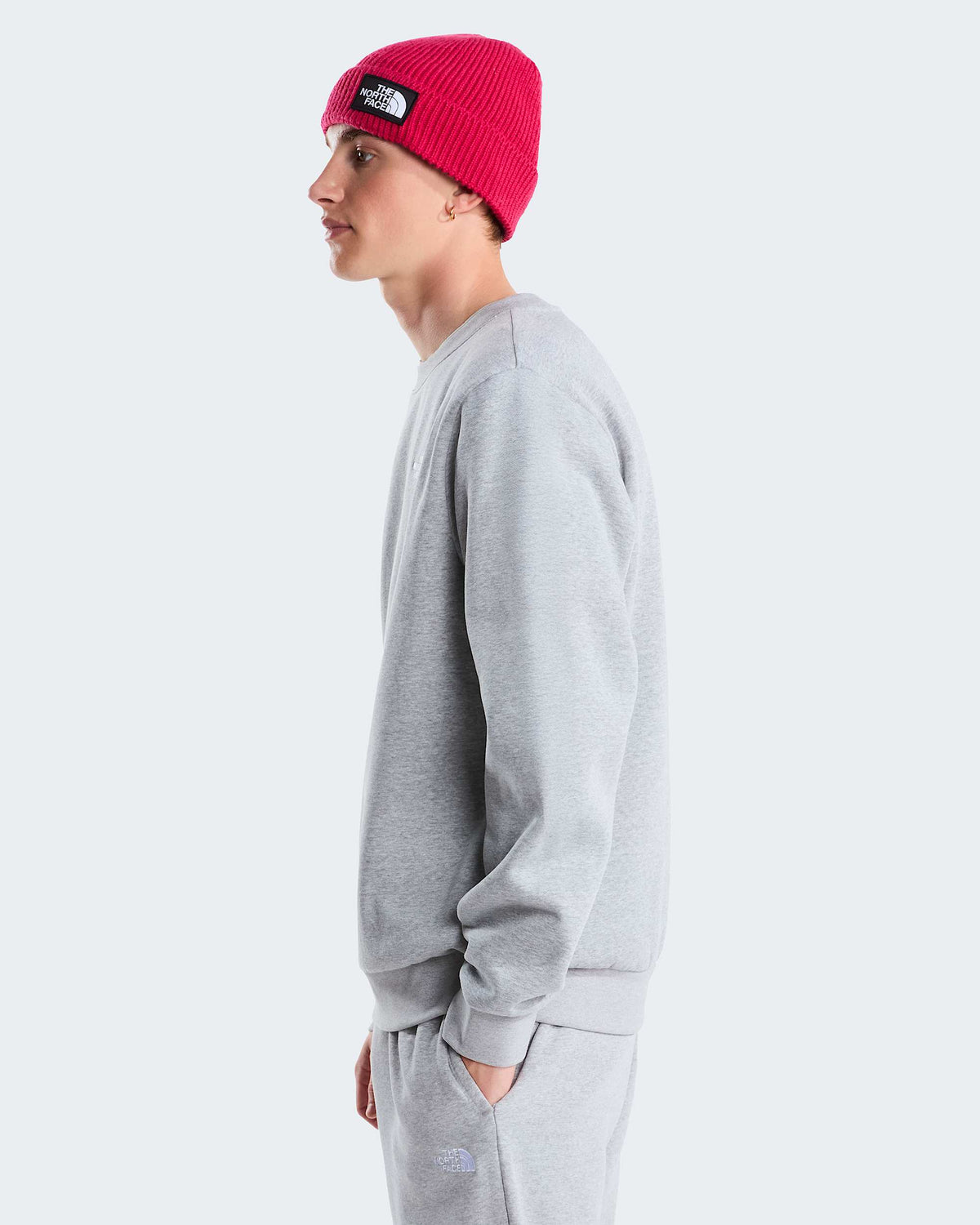 The North Face Simple Dome felpa grigia - foto 3