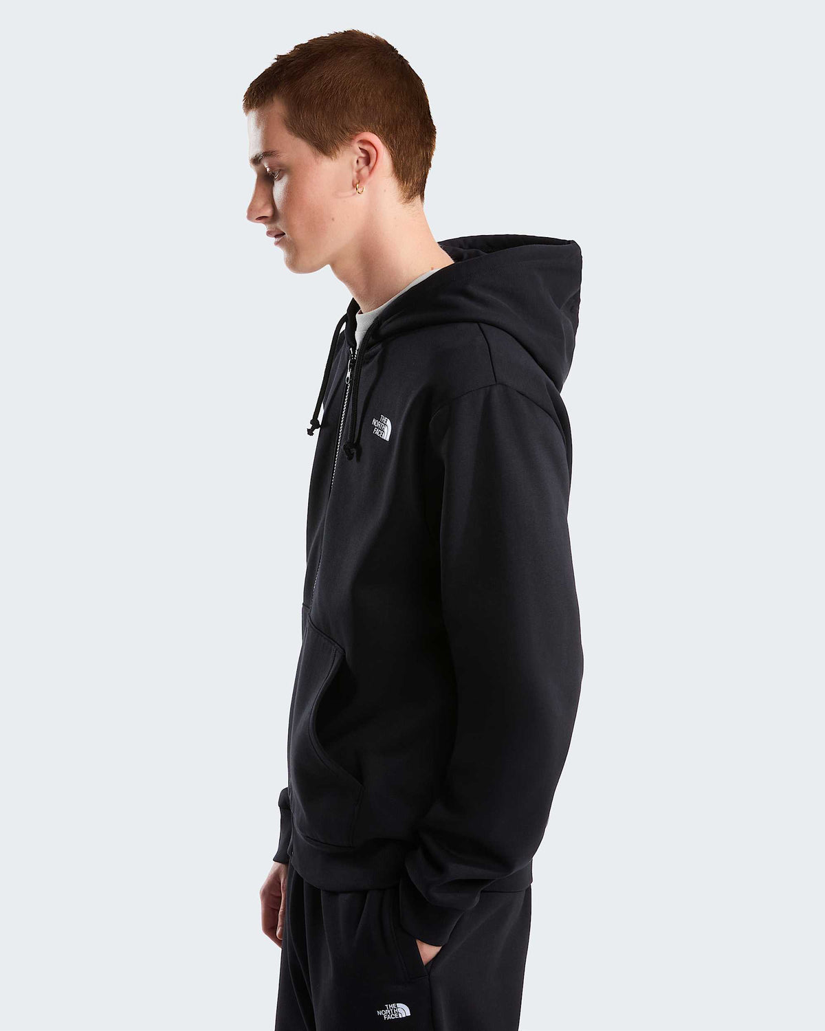 The North Face Simple Dome felpa zip nera - foto 3
