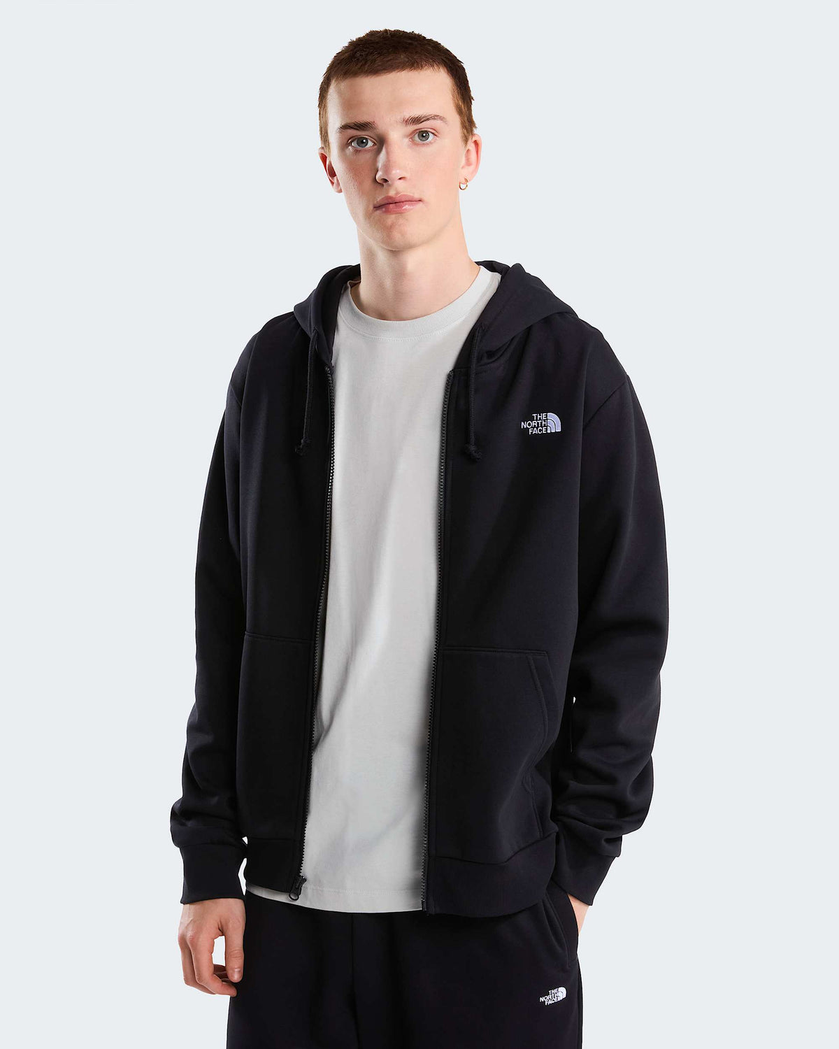The North Face Simple Dome felpa zip nera - foto 5