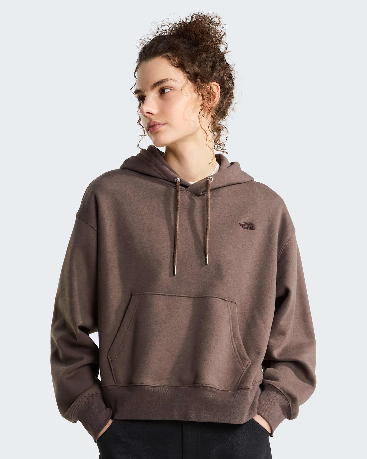 The North Face Simple Dome hoodie donna marrone - foto 1