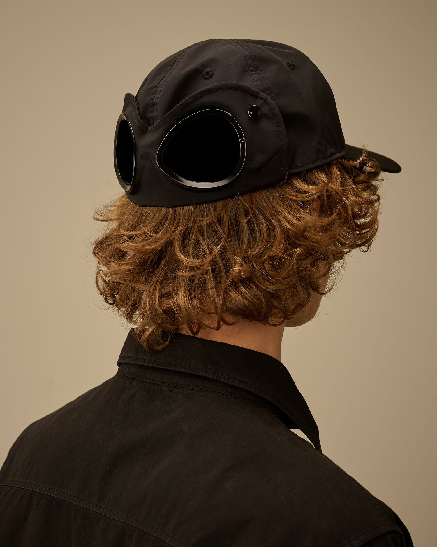 Chrome-R Goggle Cap C.P. Company - Black