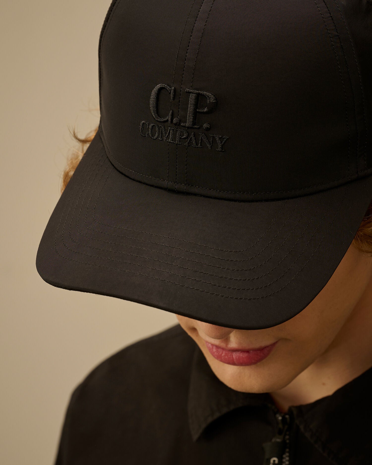 Chrome-R Goggle Cap C.P. Company - Black