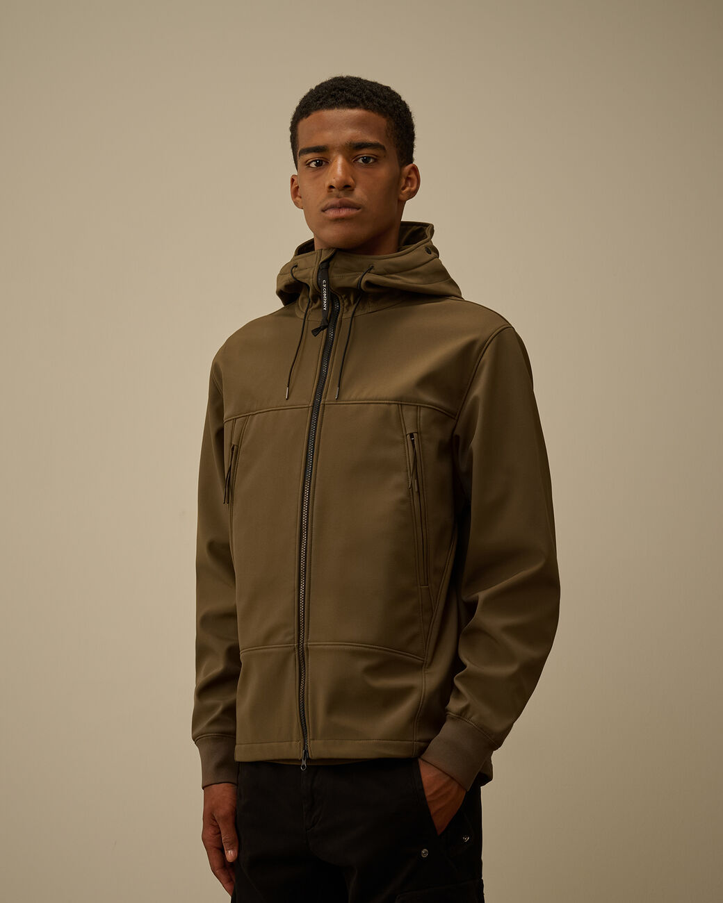 C.P. Shell-R Goggle Jacket CP Company® AW25 - Ivy Green