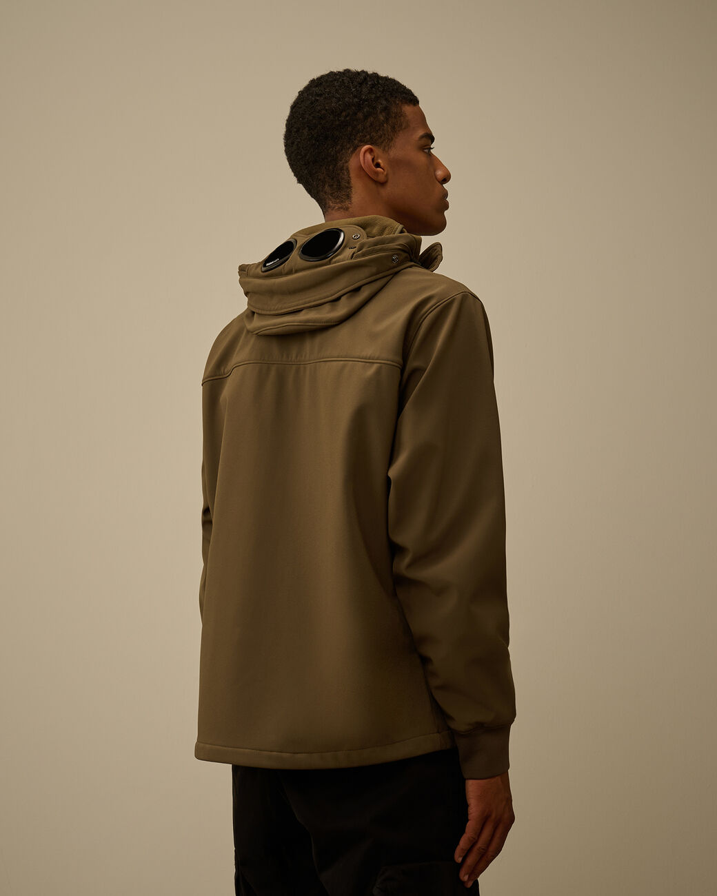 C.P. Shell-R Goggle Jacket CP Company® AW25 - Ivy Green