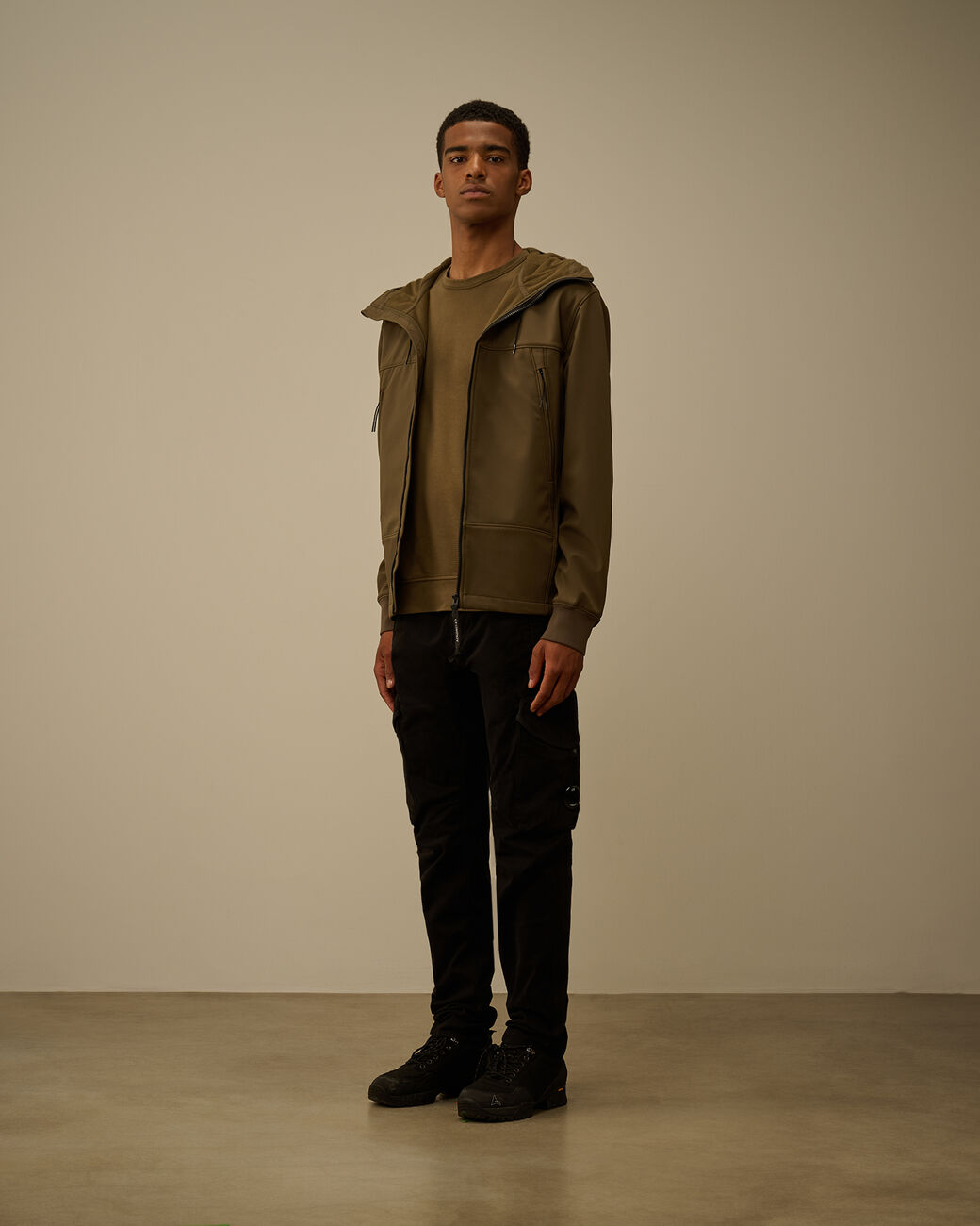 C.P. Shell-R Goggle Jacket CP Company® AW25 - Ivy Green