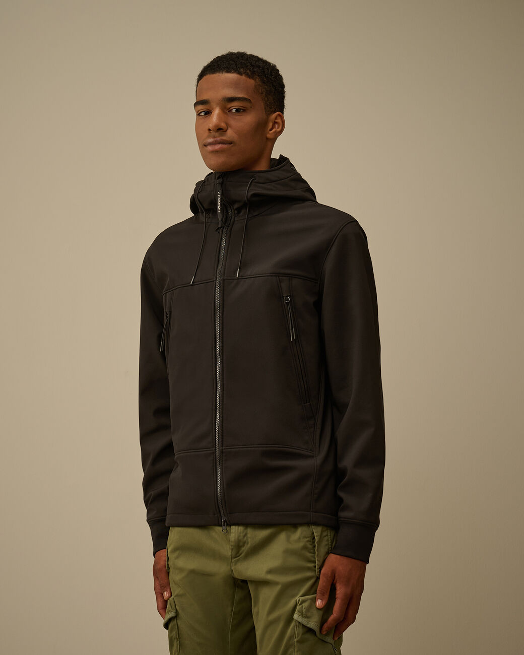 C.P. Shell-R Goggle Jacket CP Company® AW25 - Black