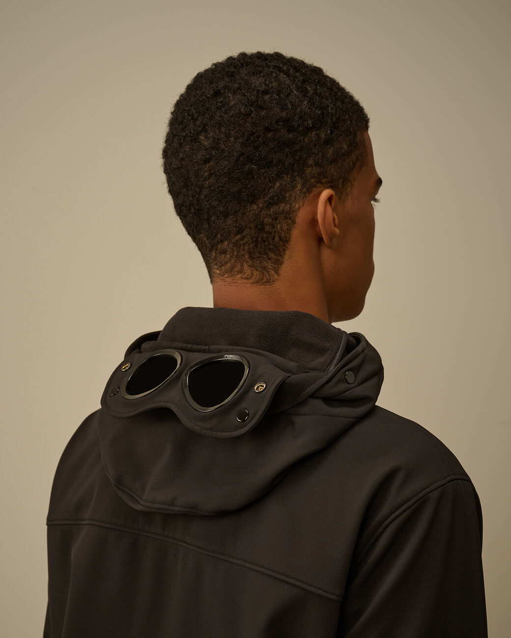 C.P. Shell-R Goggle Jacket CP Company® AW25 - Black